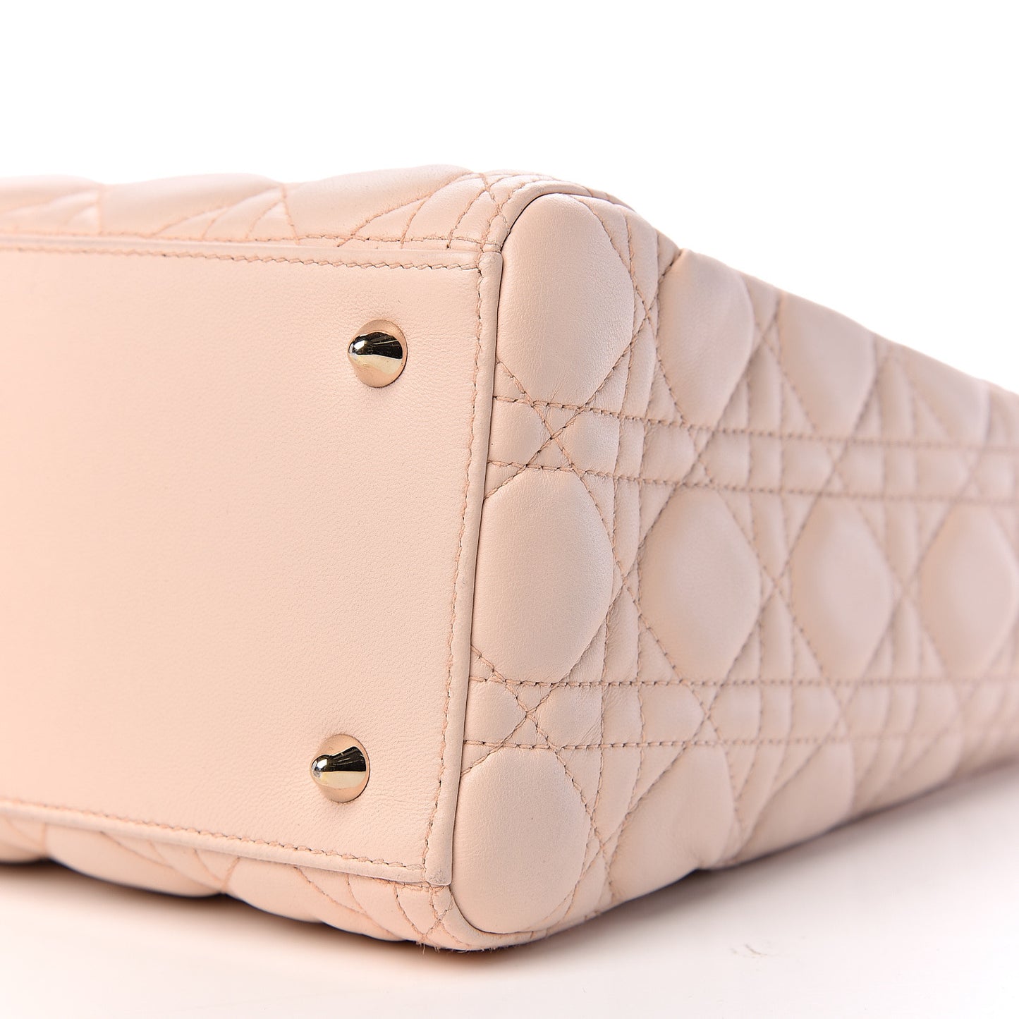 Lambskin Cannage Medium Lady Dior Light Pink