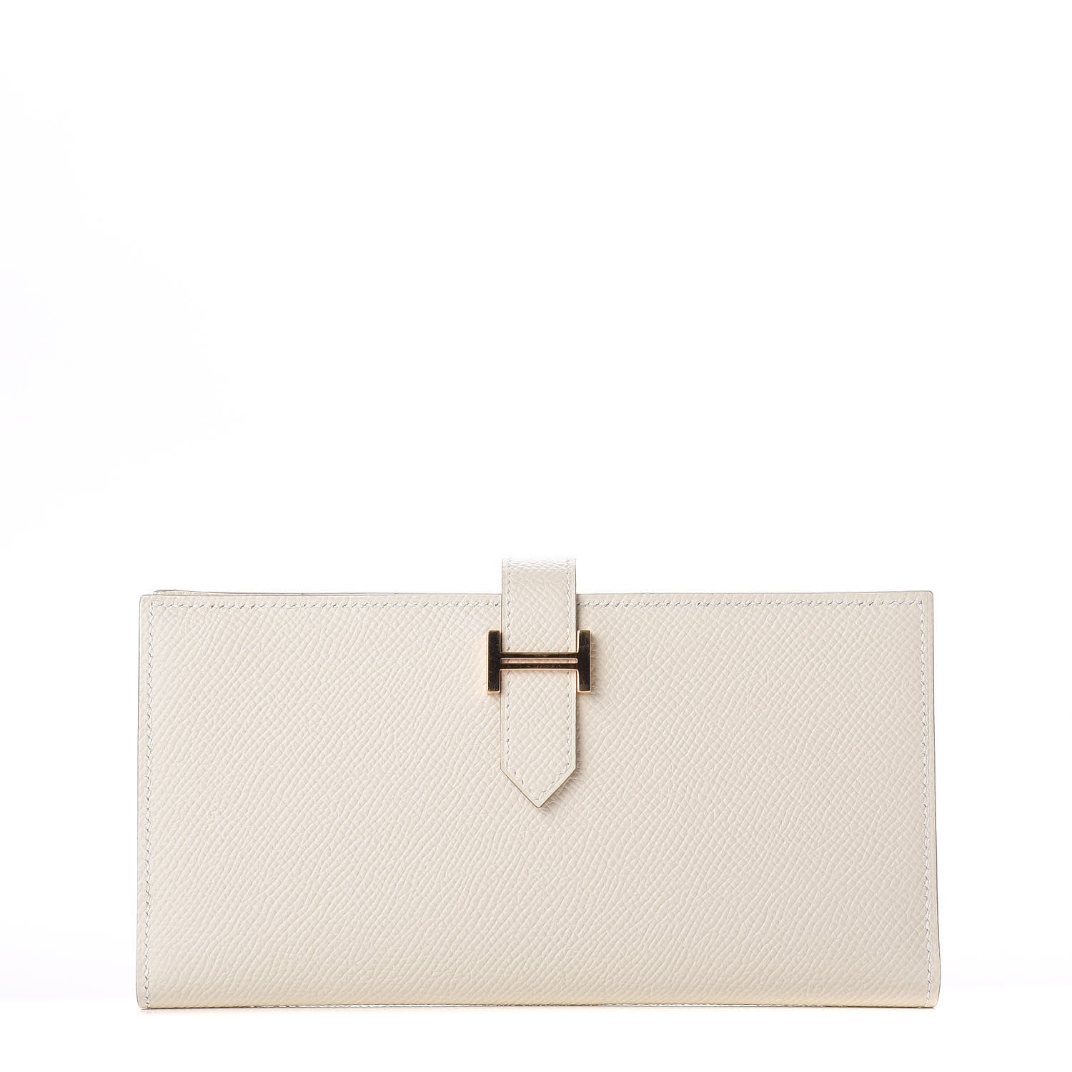 Hermes Epsom Bearn Gusset Wallet Craie 1 of 9