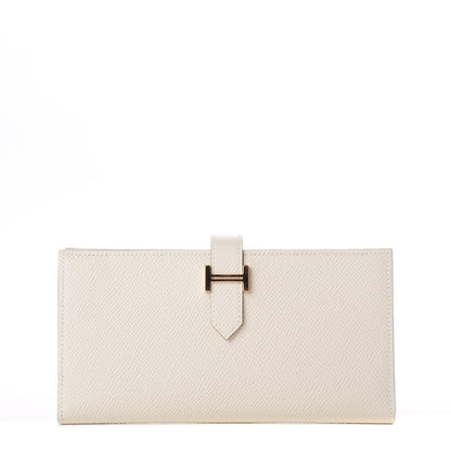 Hermes Epsom Bearn Gusset Wallet Craie 1 of 9