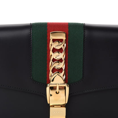 Gucci Calfskin Sylvie Belt Bag Black 10 of 10
