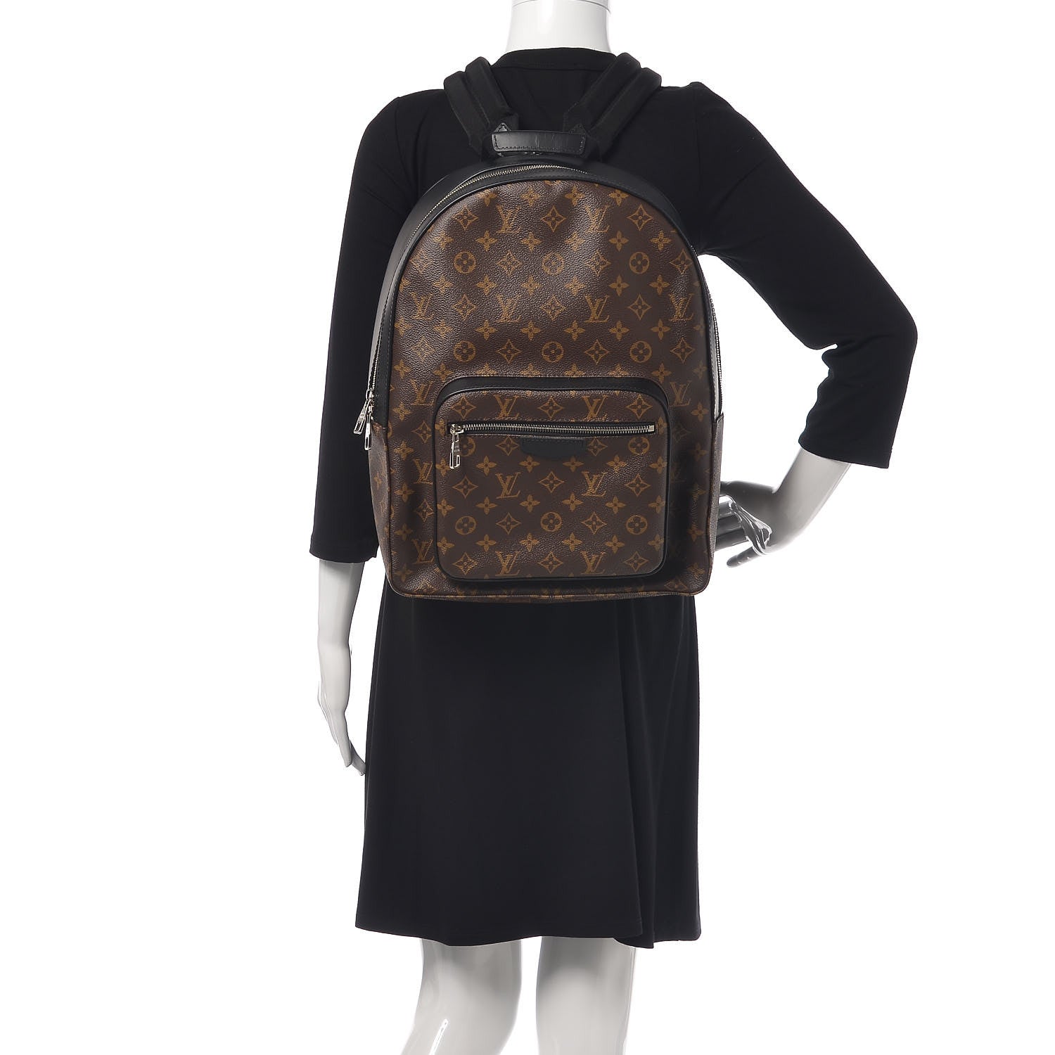 Louis Vuitton Monogram Macassar Josh Backpack 2 of 11