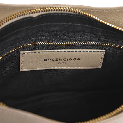 Balenciaga Chevre Gold Metallic Edge Hardware Hip Beige Latte 7 of 8