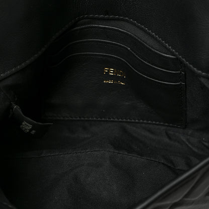 Fendi Nappa FF 1974 Embossed Mini Baguette Black 5 of 8