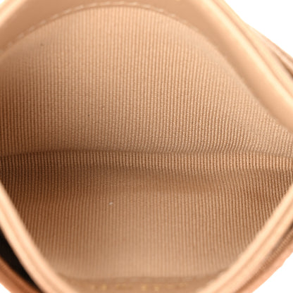 Chanel Caviar Quilted Crystal Card Holder Beige 5 of 13