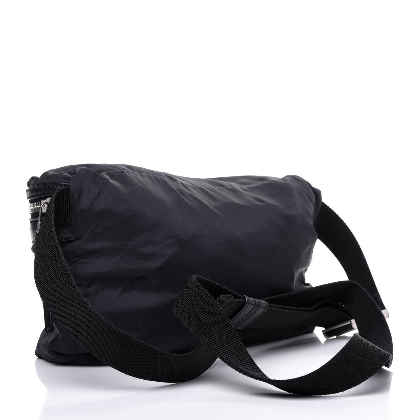 Nylon City Fold Up Backpack Belt Bag Navy