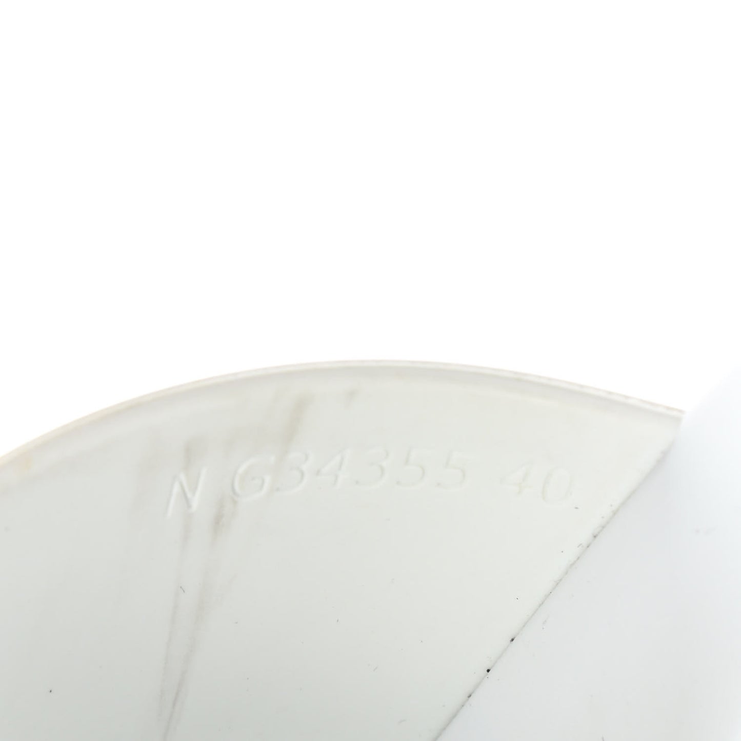 Rubber CC Flat Slide Sandals 40 White
