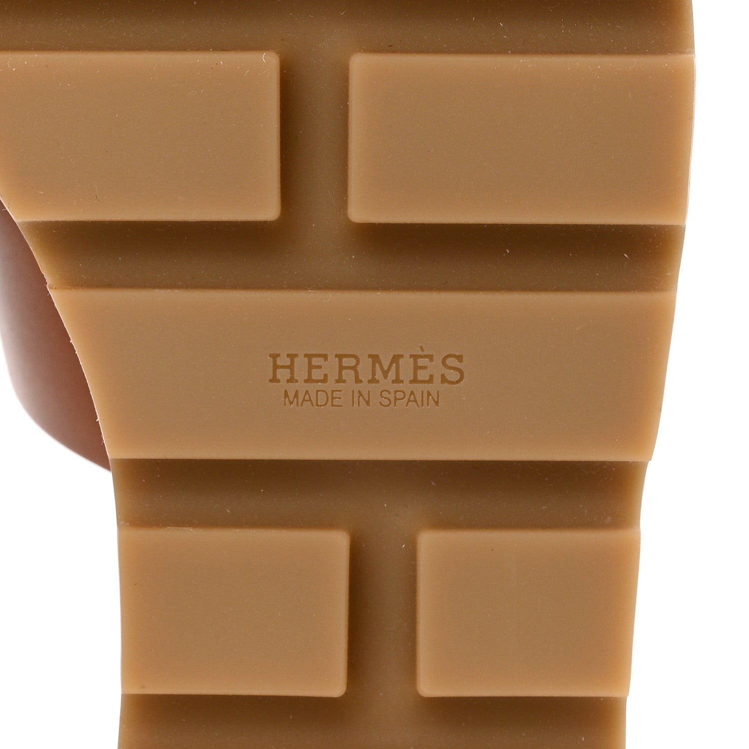 Hermes Calfskin Cork Eze 30 Sandals 35 Marron Glaise 8 of 9