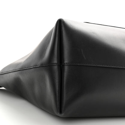 Prada City Calf Front Pocket Large Shopping Tote Black 9 of 13