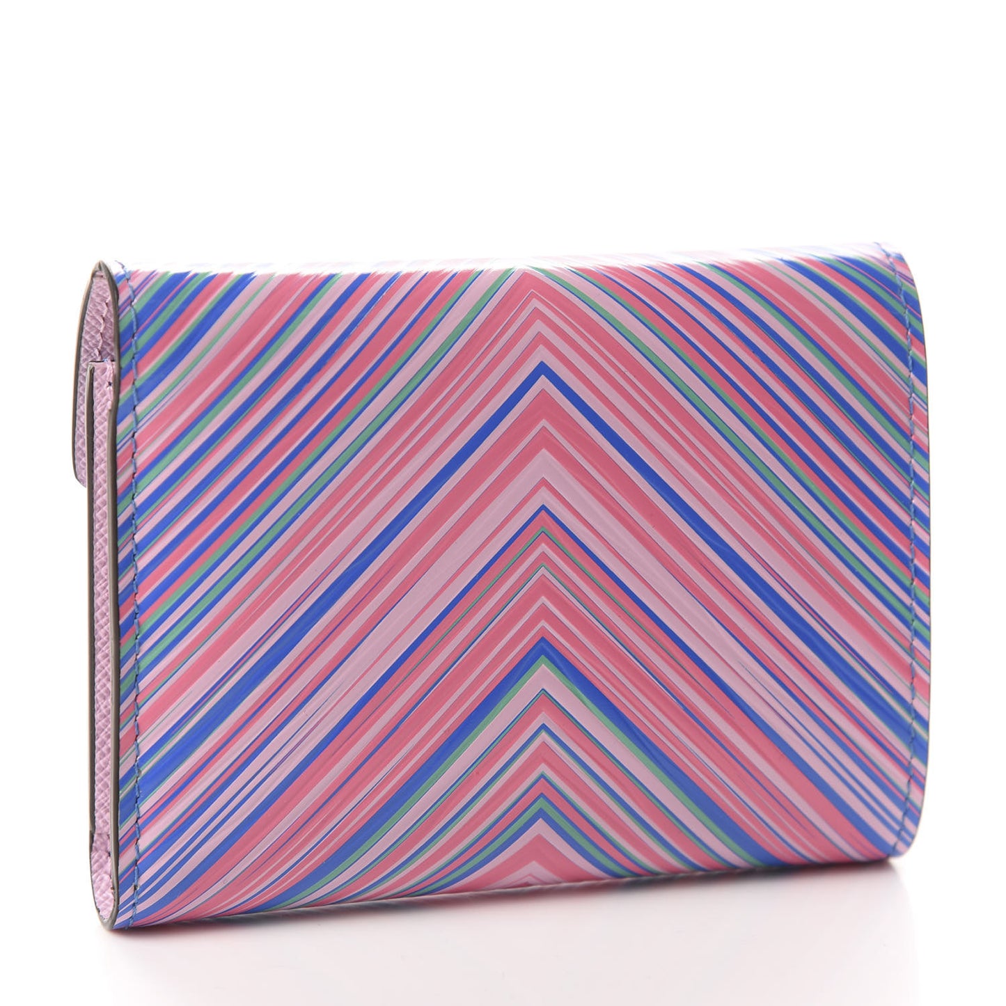 Epi Tropical Victorine Wallet Blue Rose