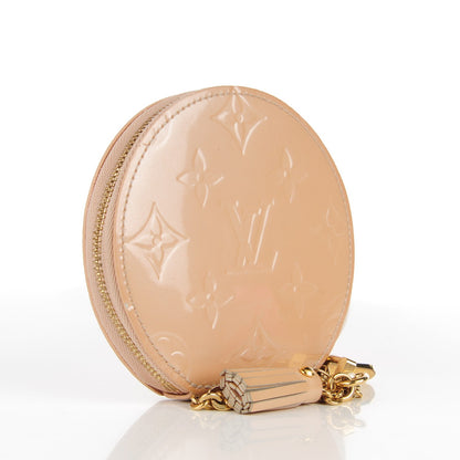 Louis Vuitton Vernis Chapeau Coin Purse Rose Florentin 3 of 7