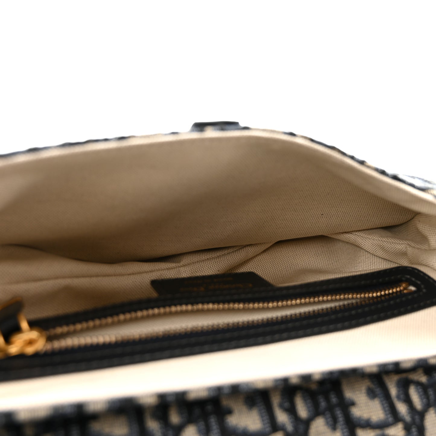 Oblique Saddle Bag With Strap Blue