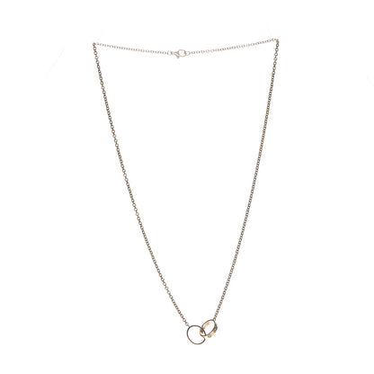 Cartier 18K Yellow Gold Interlocking LOVE Necklace 4 of 10