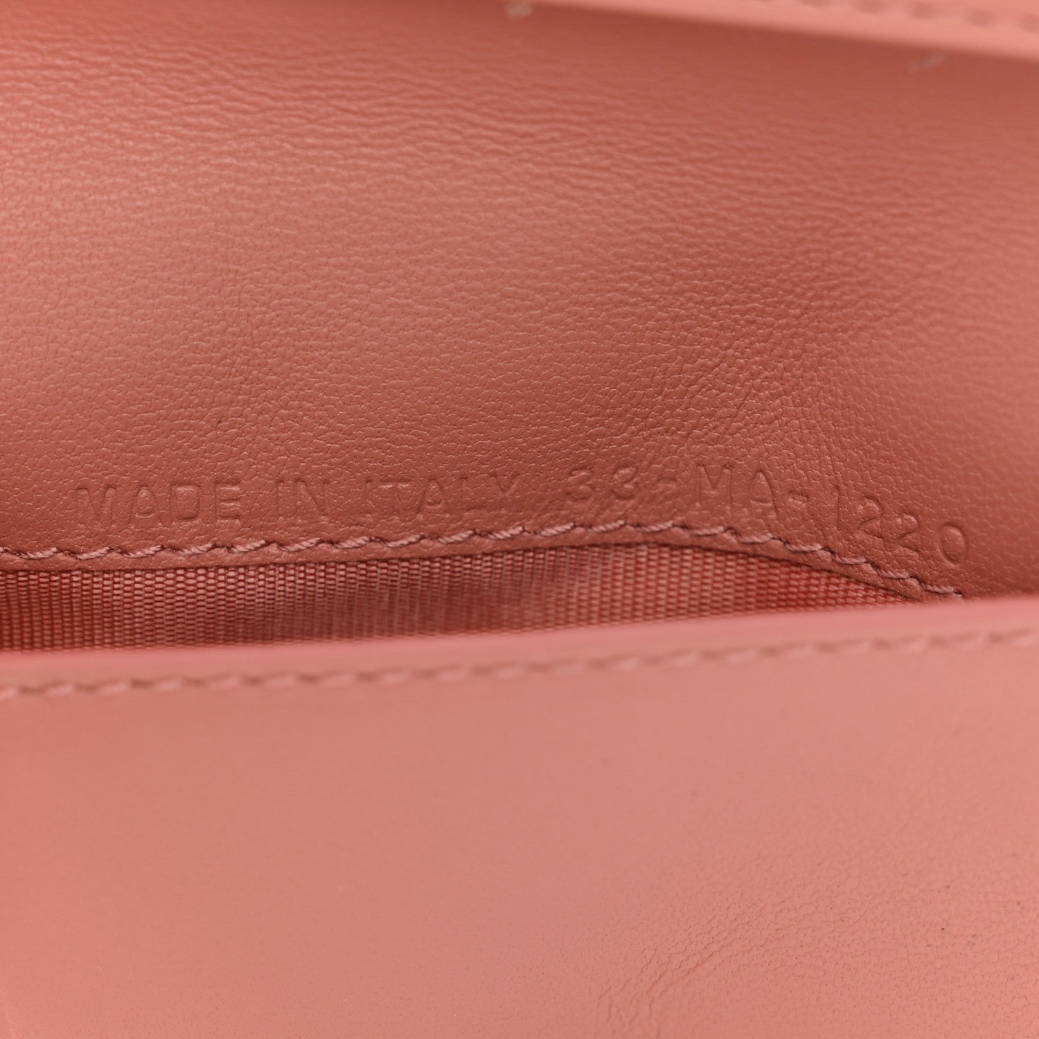 Christian Dior Lambskin Cannage Small Lady Dior Flap Card Holder Deep Nude 7 of 7