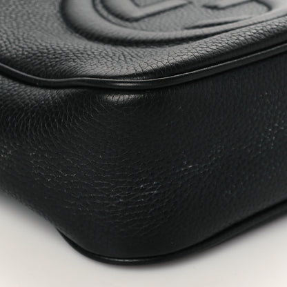 Gucci Pebbled Calfskin Small Soho Disco Bag Black 9 of 10