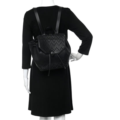 Bulgari X NICHOLAS KIRKWOOD Calfskin Studded Serpenti Forever Backpack Black 2 of 26