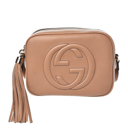 Gucci Pebbled Calfskin Small Soho Disco Bag Camelia 1 of 8