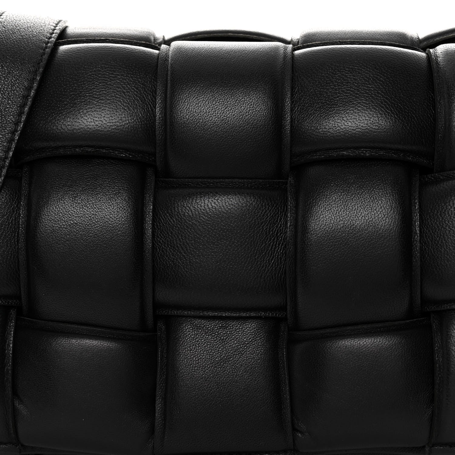 Bottega Veneta Nappa Maxi Intrecciato Padded Cassette Crossbody Bag Black 7 of 9