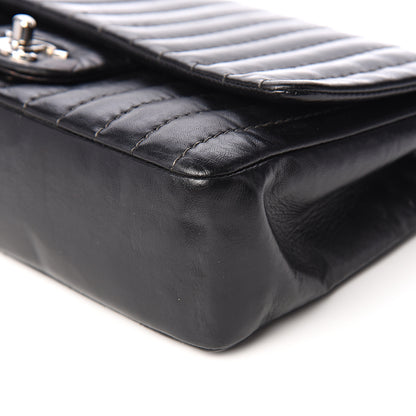 Chanel Lambskin Vertical Quilted Medium Single Flap Black 8 of 9