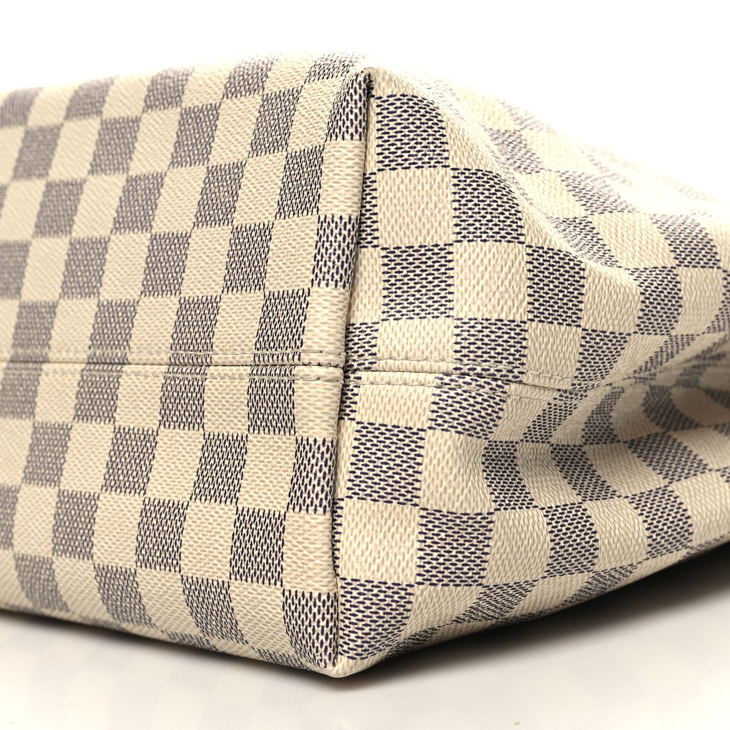 Louis Vuitton Damier Azur Graceful MM Rose Ballerine 10 of 11