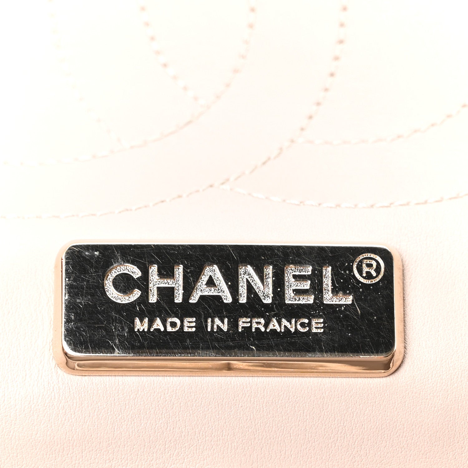 Chanel Metallic Snakeskin Jumbo Double Flap Light Beige 6 of 10