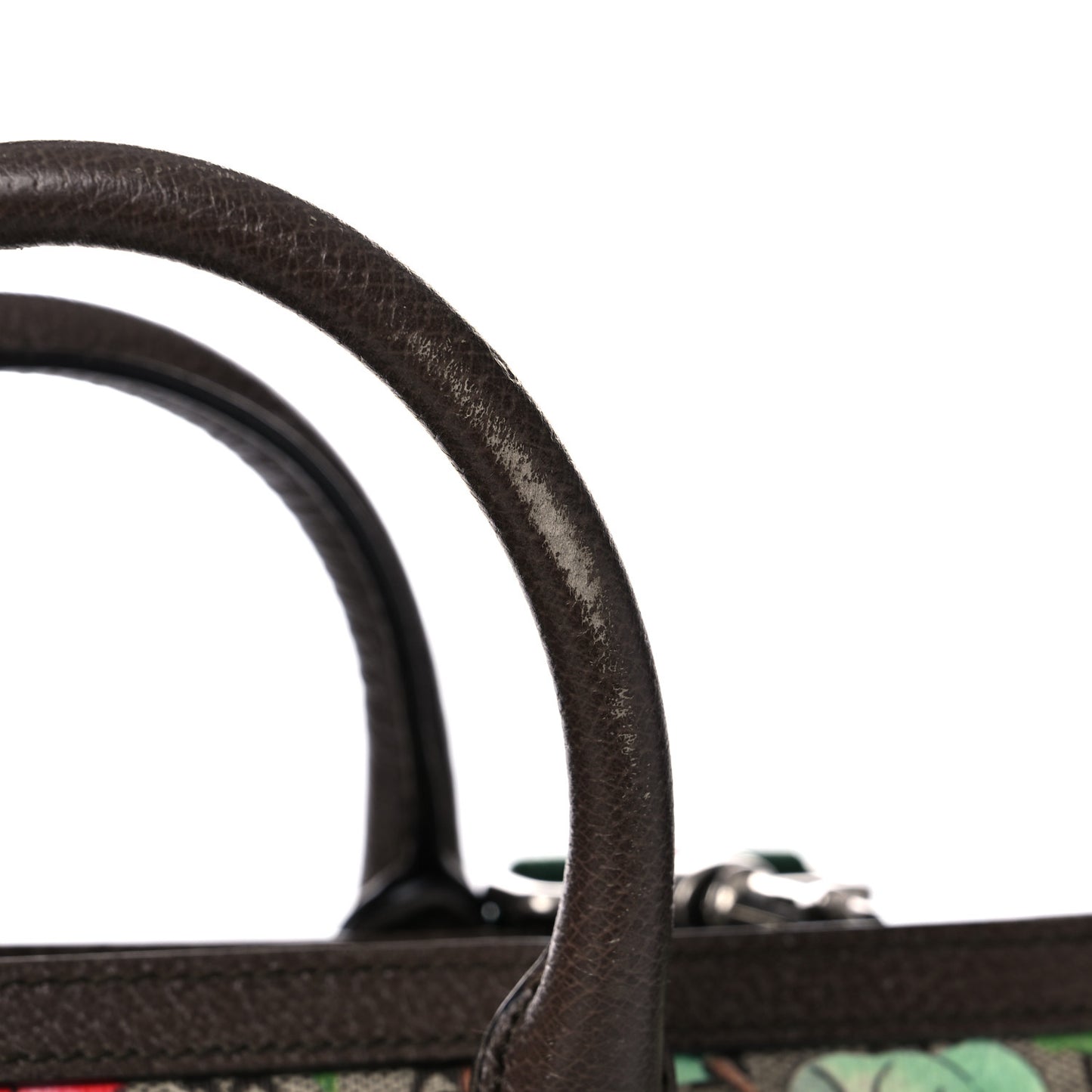 GG Supreme Monogram Tian Web Vertical Tote Beige Multicolor New Acero