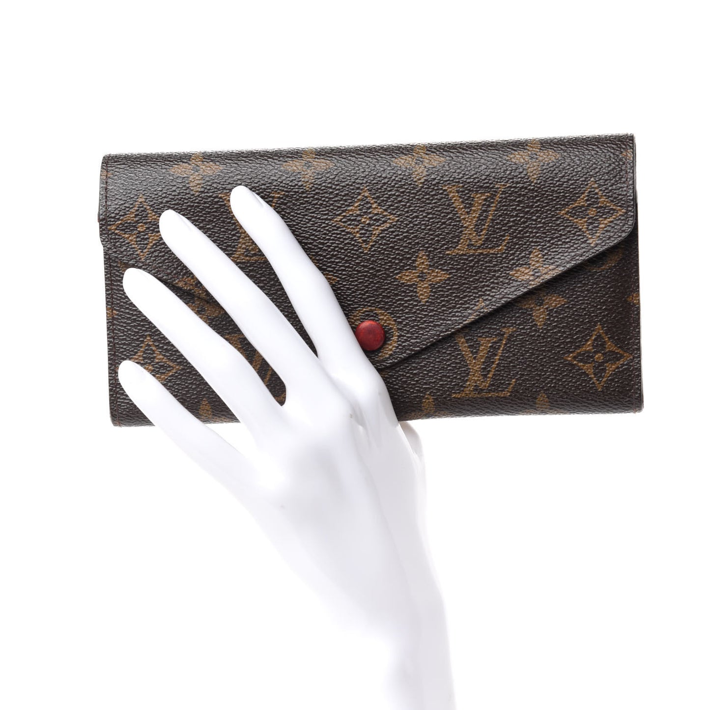 Monogram Josephine Wallet Red