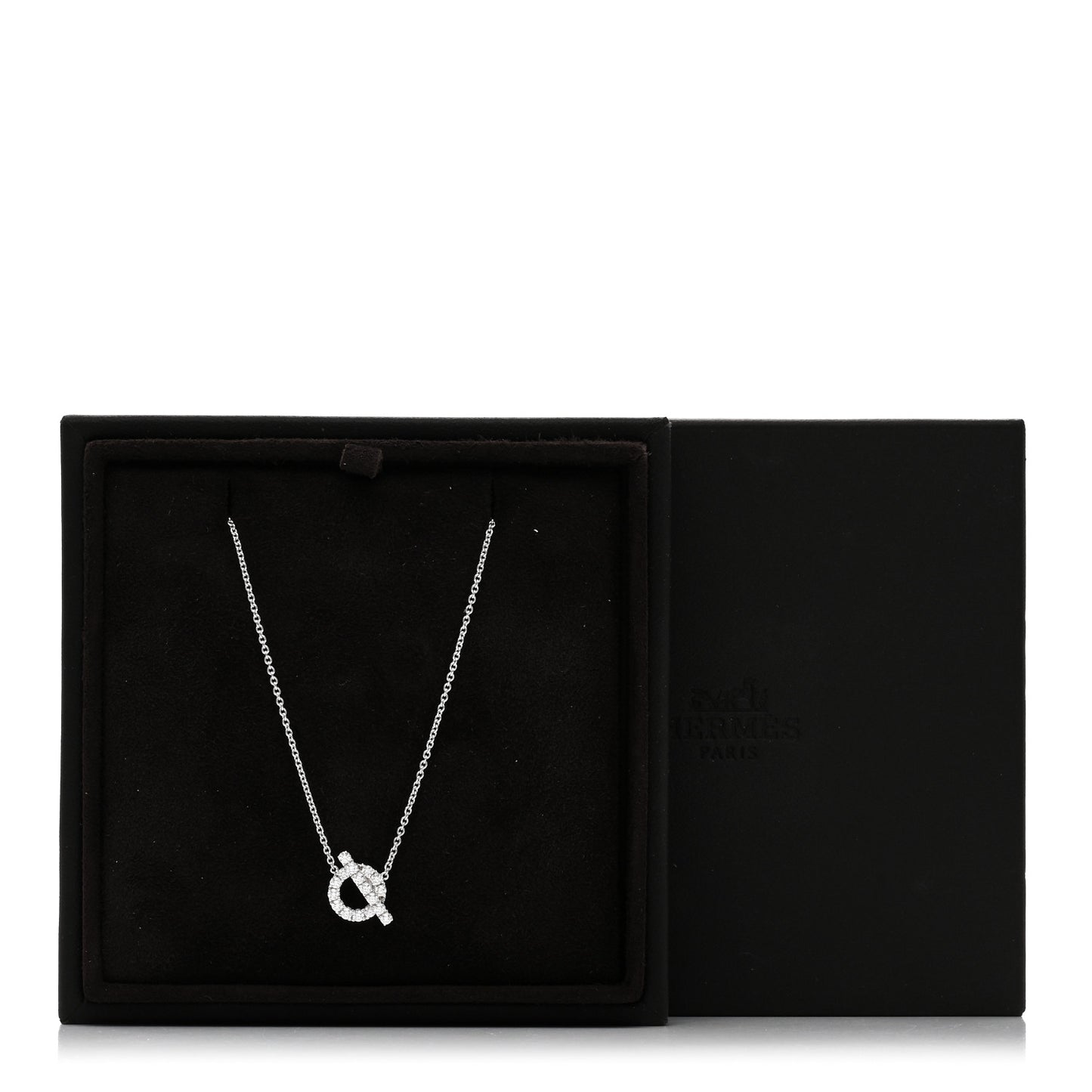 18K White Gold Diamond Finesse Pendant Necklace