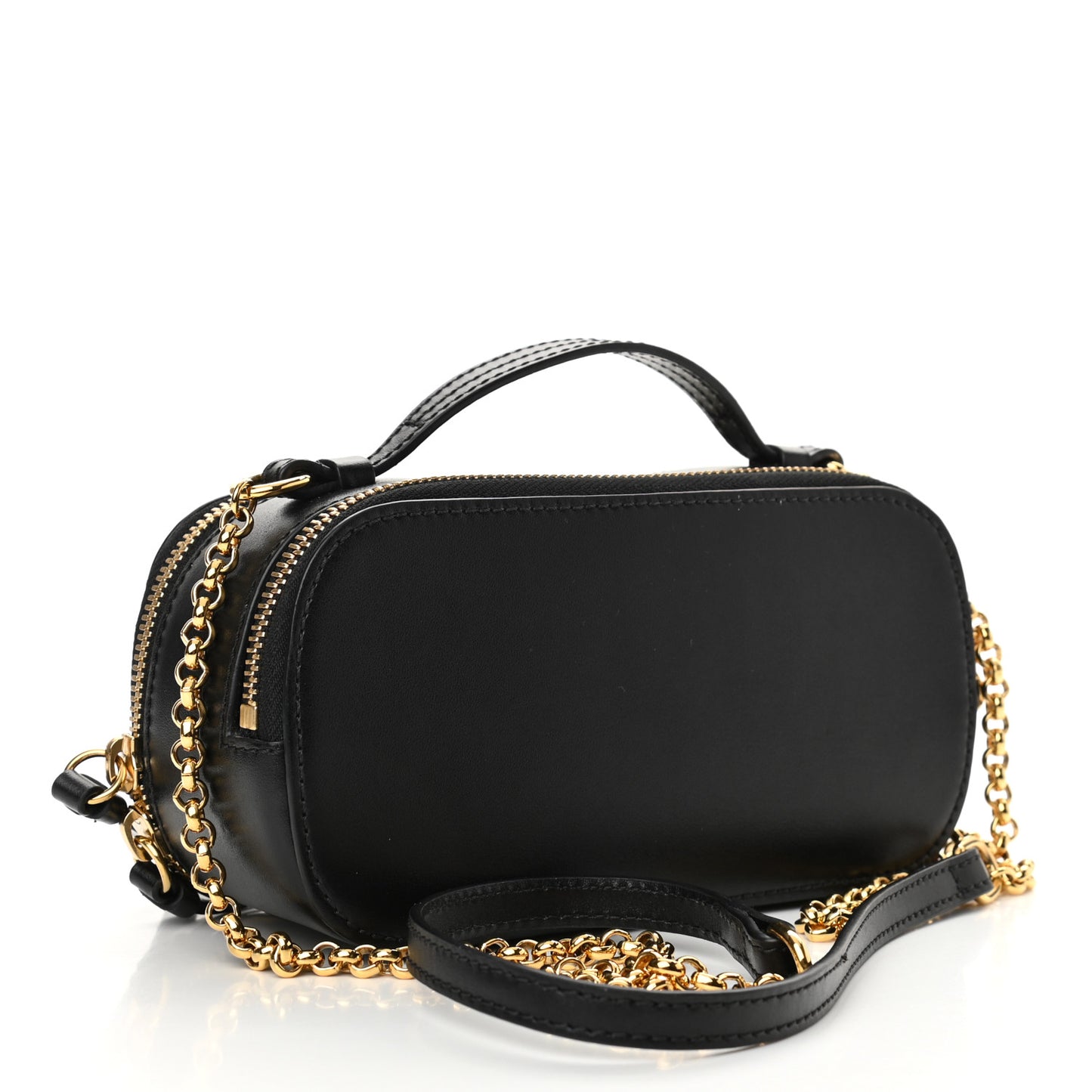 Calfskin Mini C Vanity Bag Black