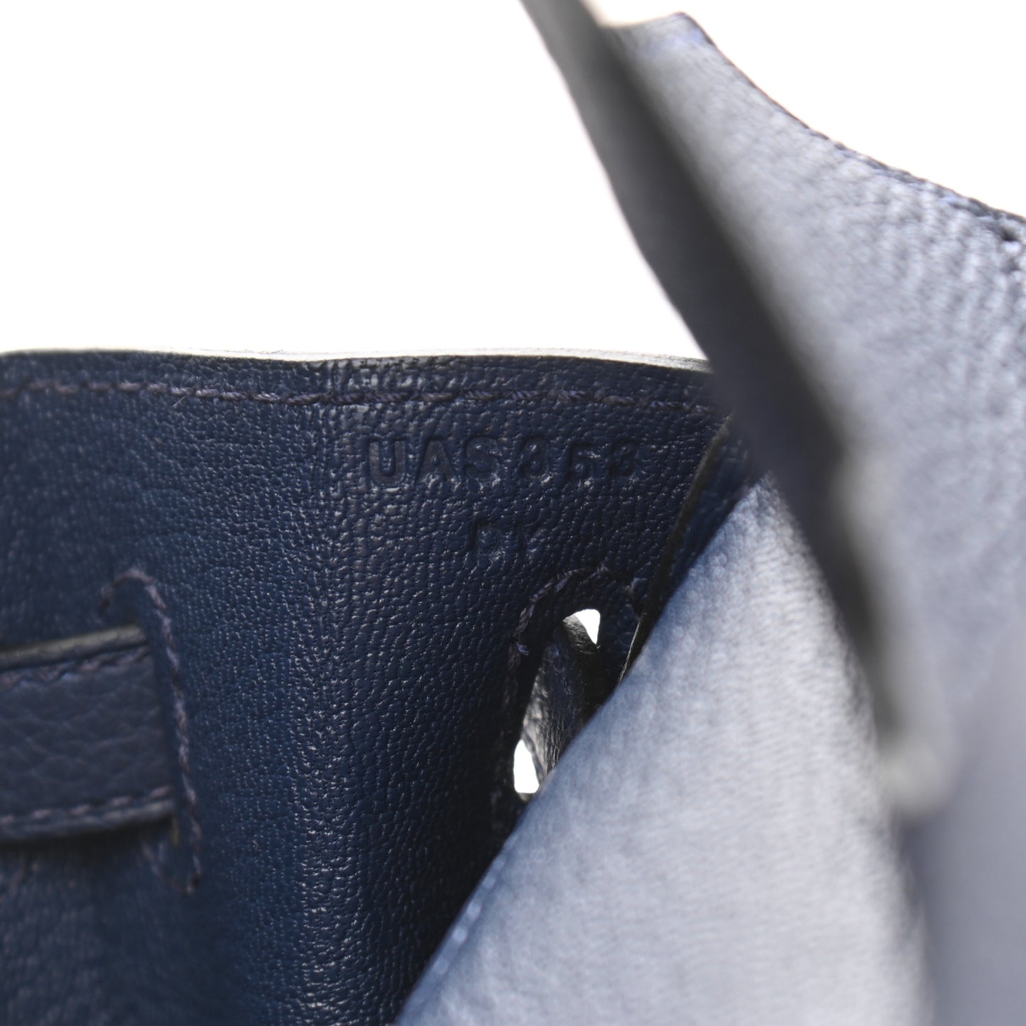 Togo Birkin 25 Bleu Saphir