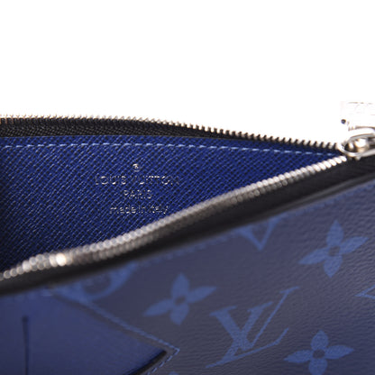 Louis Vuitton Monogram Taiga Coin Card Holder Cobalt 7 of 8