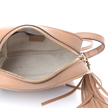 Gucci Pebbled Calfskin Small Soho Disco Bag Rose Beige 4 of 10