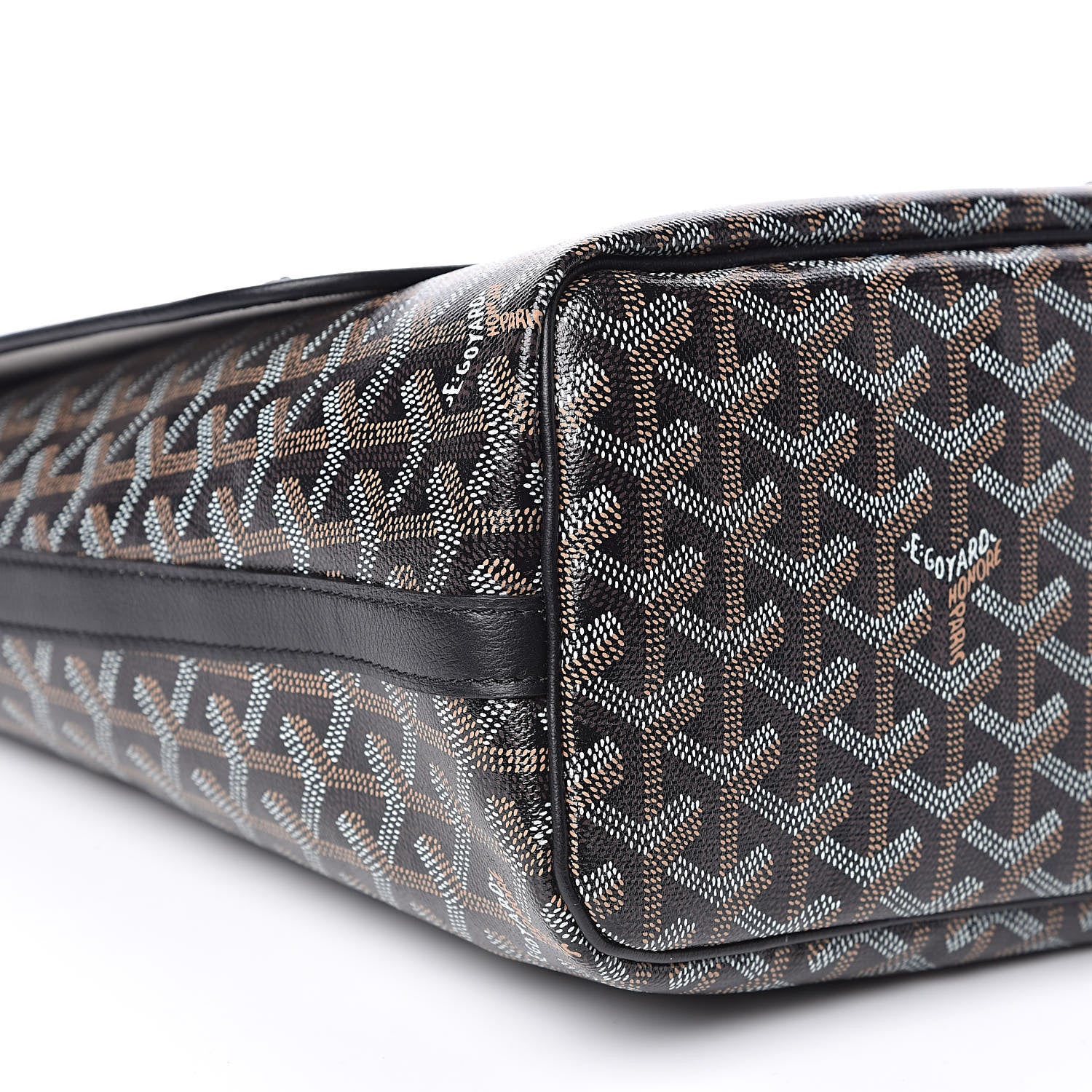 Goyard Goyardine Capetien Messenger Bag Black 7 of 8