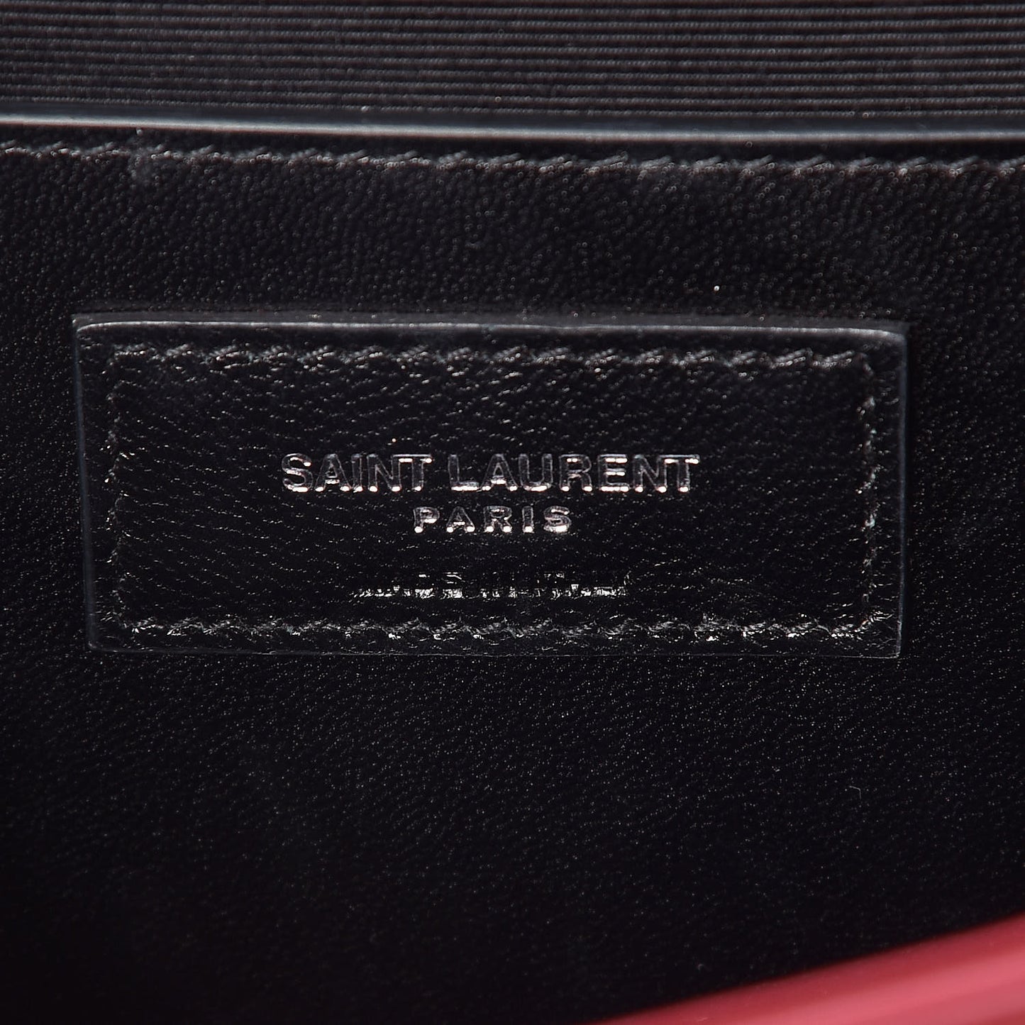 Grain De Poudre Medium Monogram Kate Satchel Red