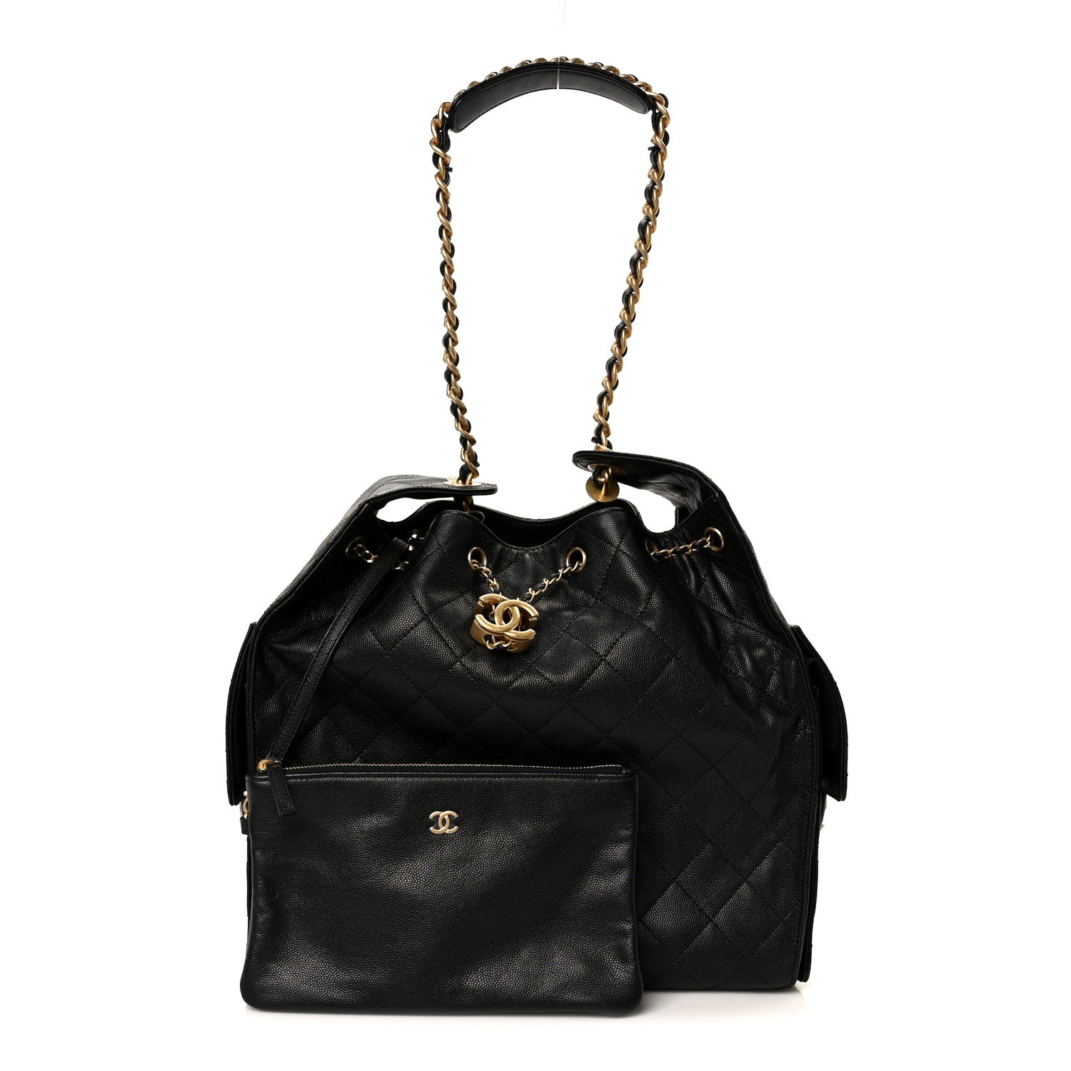 Chanel Caviar Quilted Medium Chanel 25 Handbag Black 1 of 12