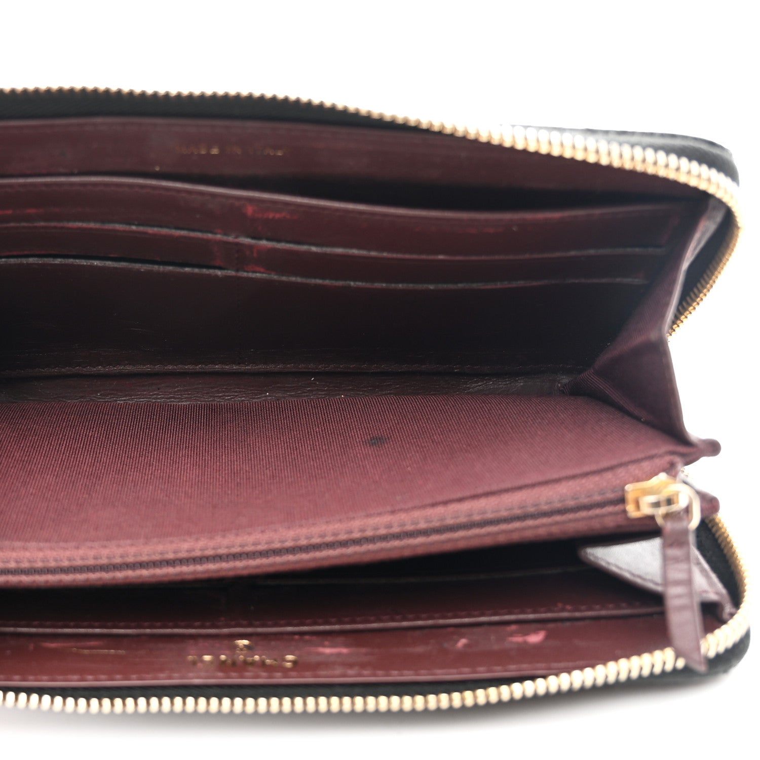 Chanel Caviar Quilted Large Gusset Zip Around Wallet Black 5 of 9