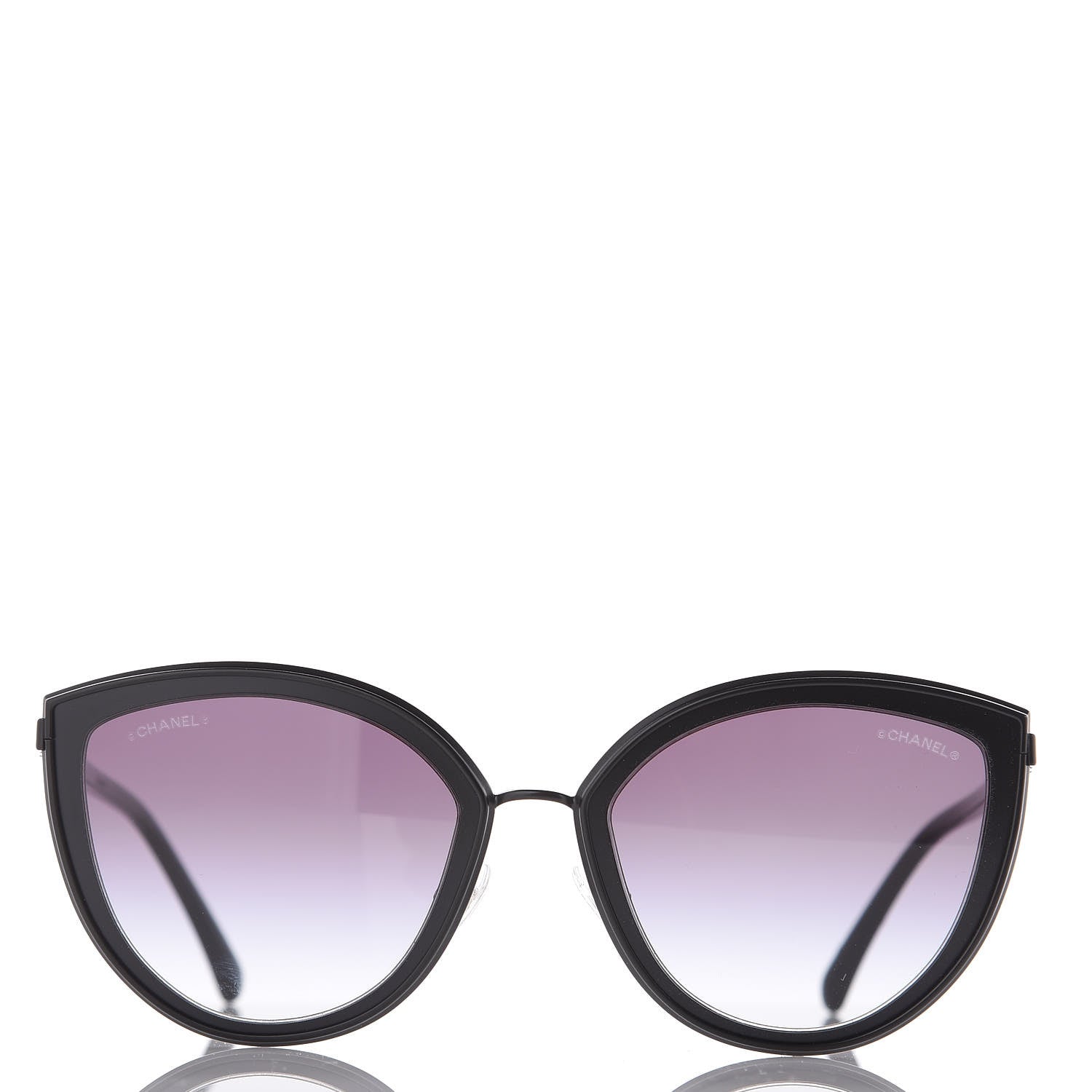 Chanel Cat Eye Sunglasses 4222 Black 3 of 7