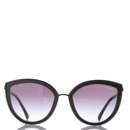 Chanel Cat Eye Sunglasses 4222 Black 3 of 7