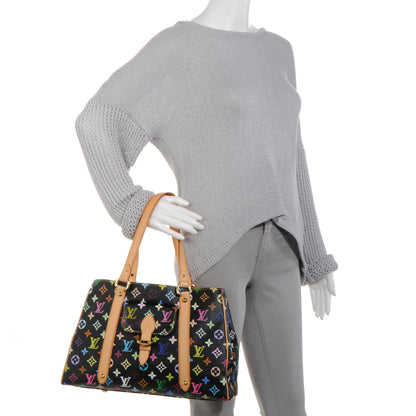Louis Vuitton Monogram Multicolor Aurelia MM Black 2 of 7