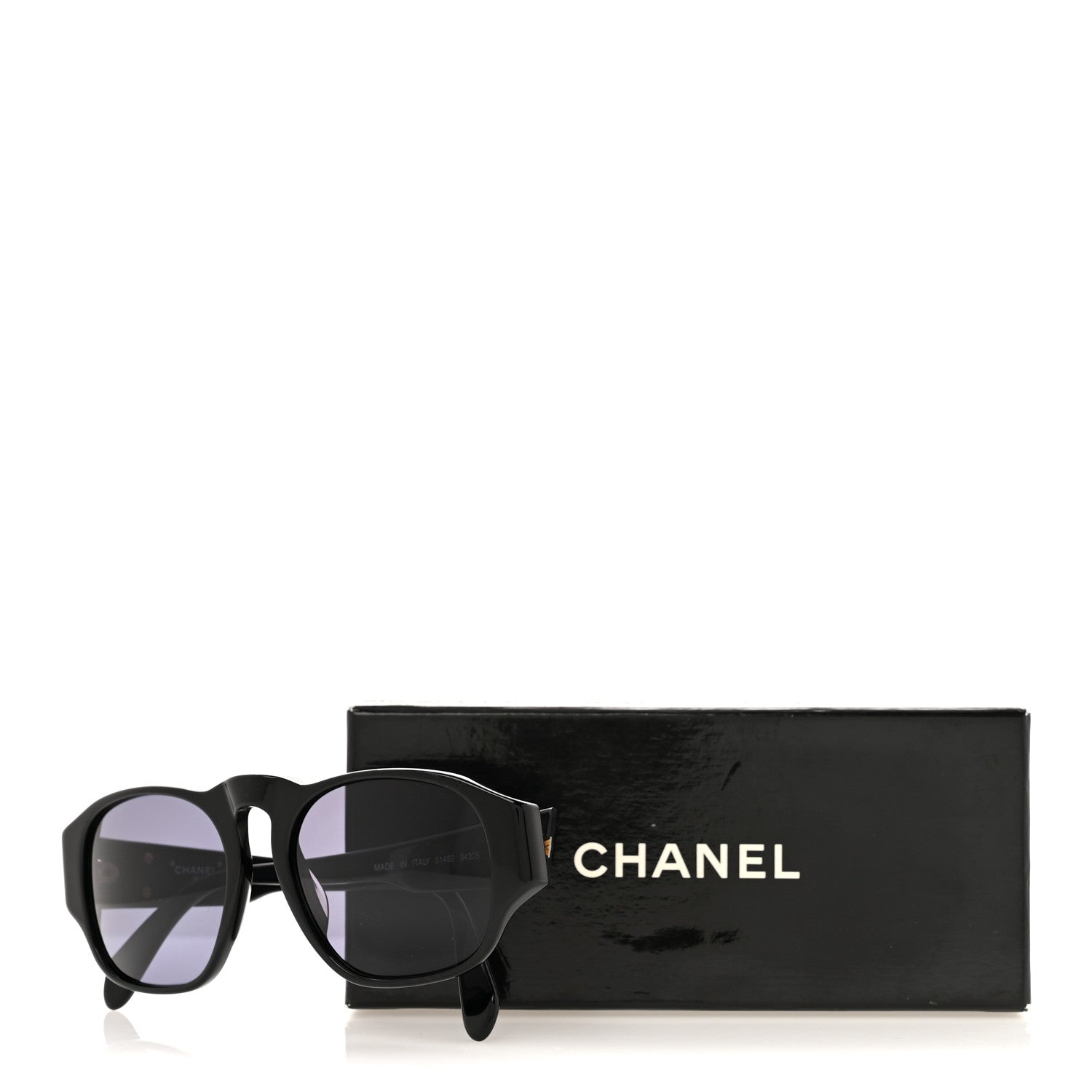 Chanel Acetate CC Sunglasses 01452 Black 7 of 7