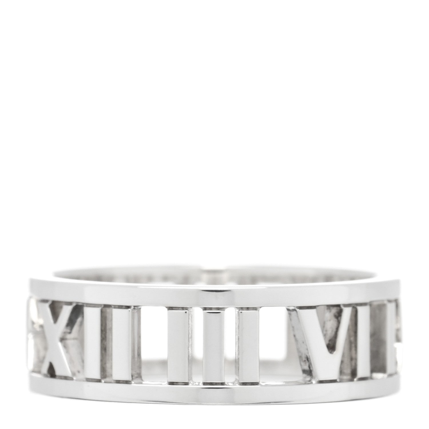 Tiffany Sterling Silver Wide Atlas Open Ring 59 8.75 3 of 4
