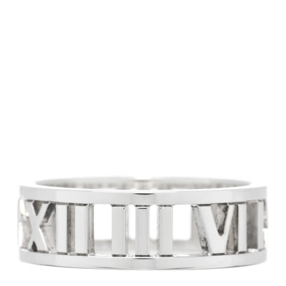 Tiffany Sterling Silver Wide Atlas Open Ring 59 8.75 3 of 4