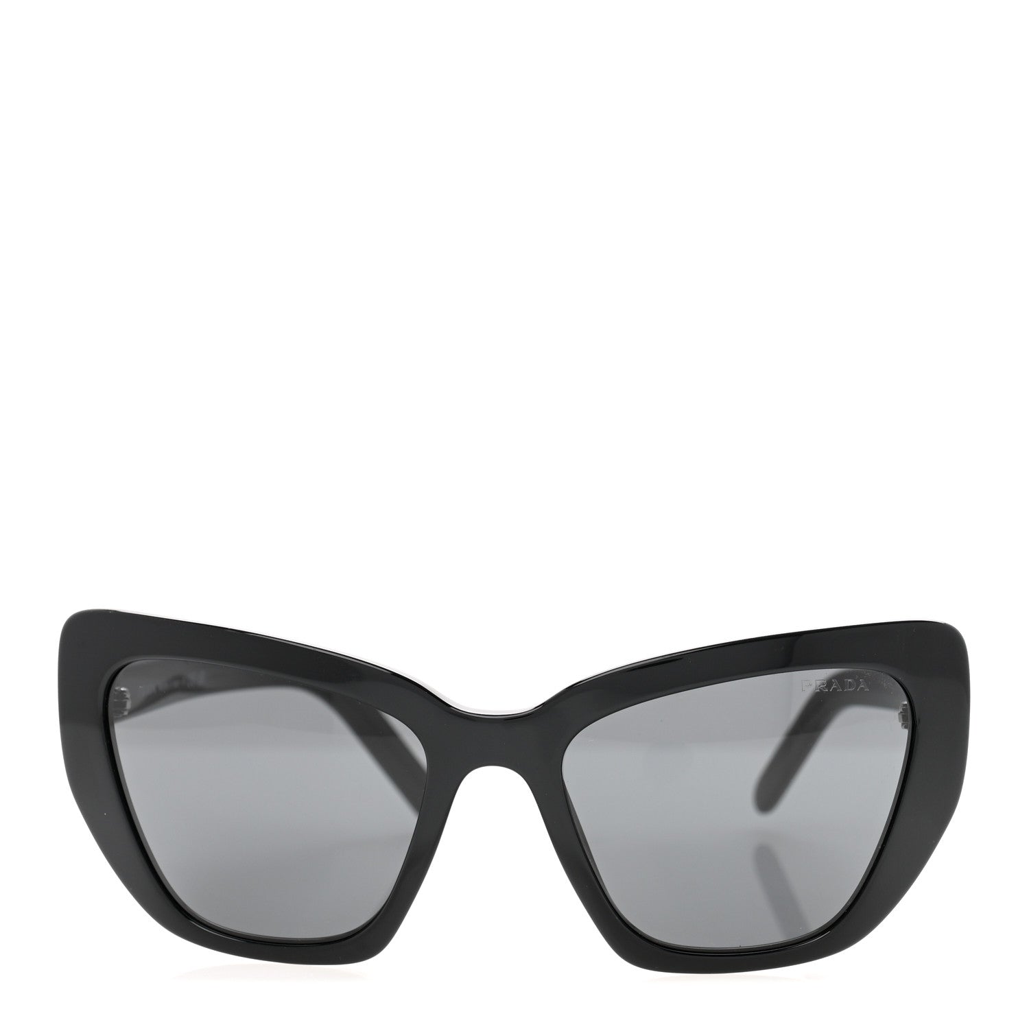 Prada Cat Eye Sunglasses SPR 08V Black 2 of 10