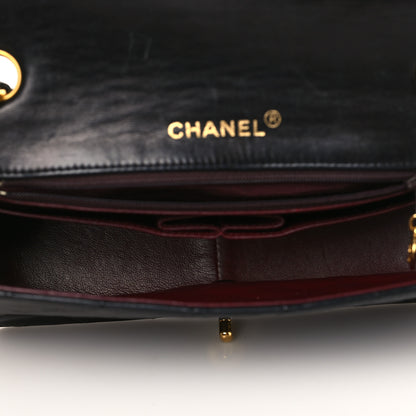 Chanel Lambskin Quilted Small Single Flap Bag Black 5 of 8