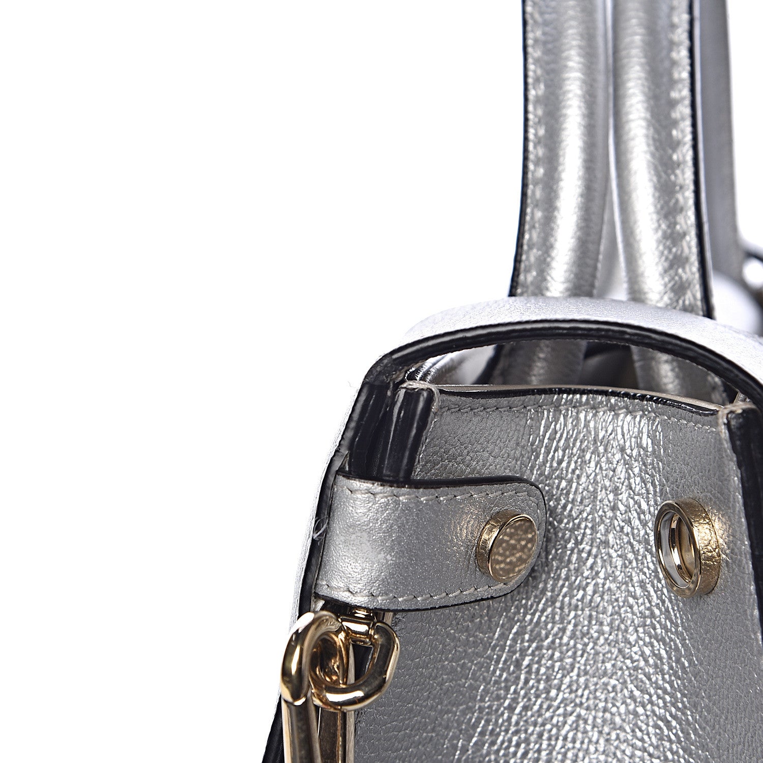 Christian Dior Metallic Grained Calfskin Mini Diorever Flap Silver 8 of 16