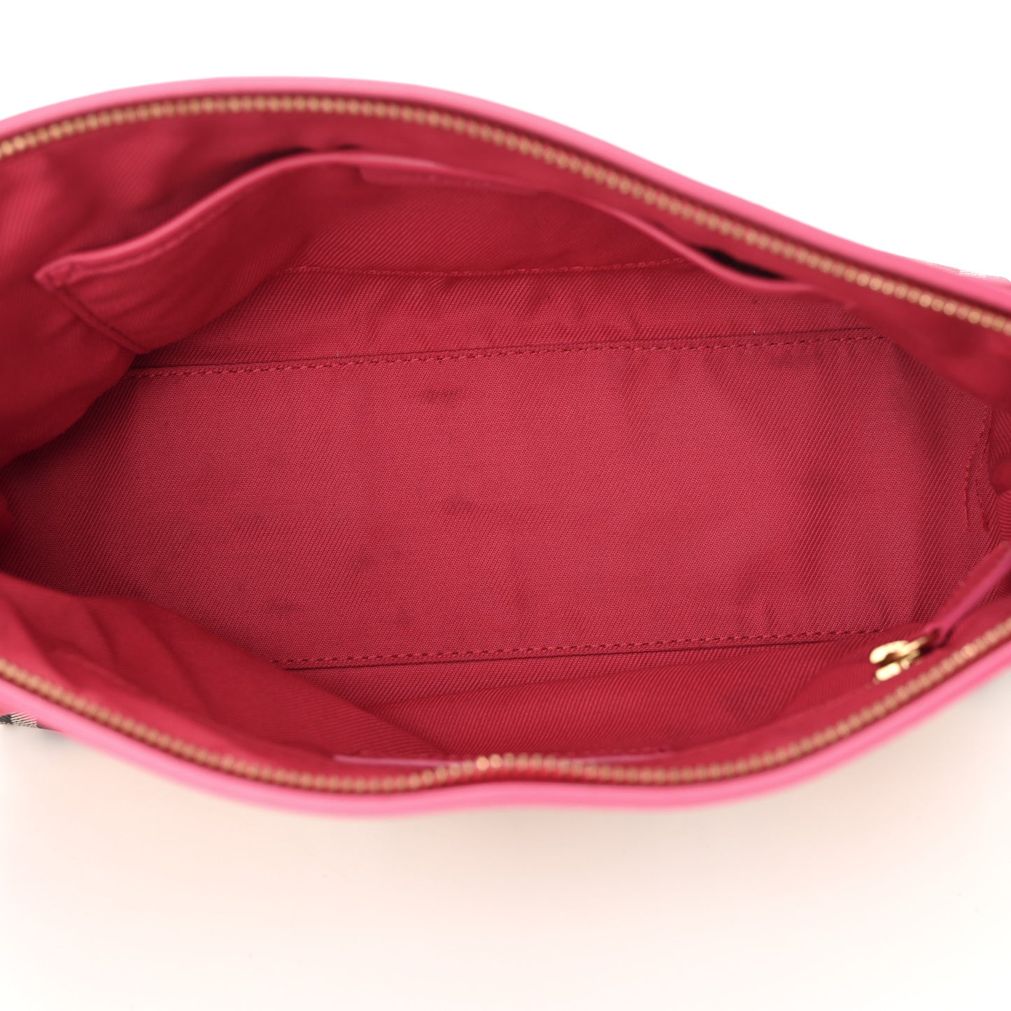Haymarket Check Bow Tie Crossbody Bag Pink