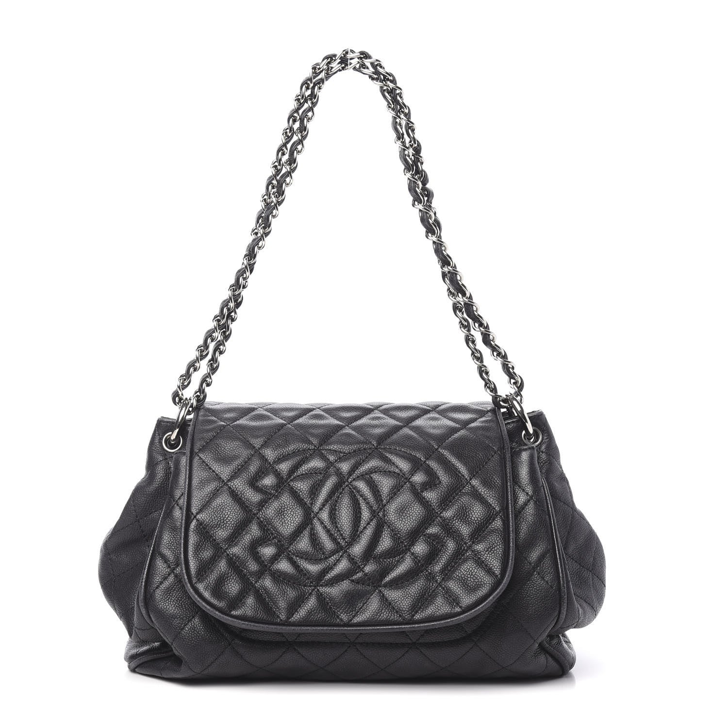 Chanel Caviar Quilted Timeless Accordion Flap Black 1 of 14