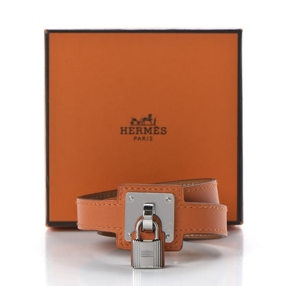 Hermes Swift O'Kelly Double Tour Bracelet T2 Orange 6 of 6