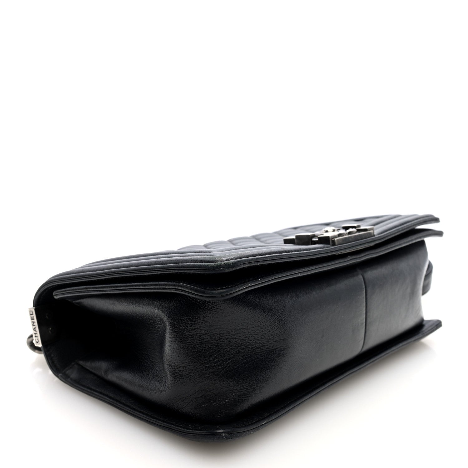 Chanel Calfskin Quilted Medium Boy Flap Black 4 of 10