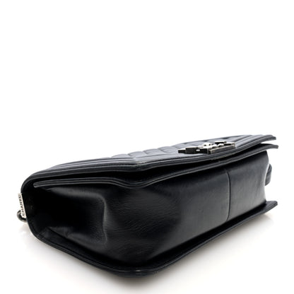 Chanel Calfskin Quilted Medium Boy Flap Black 4 of 10