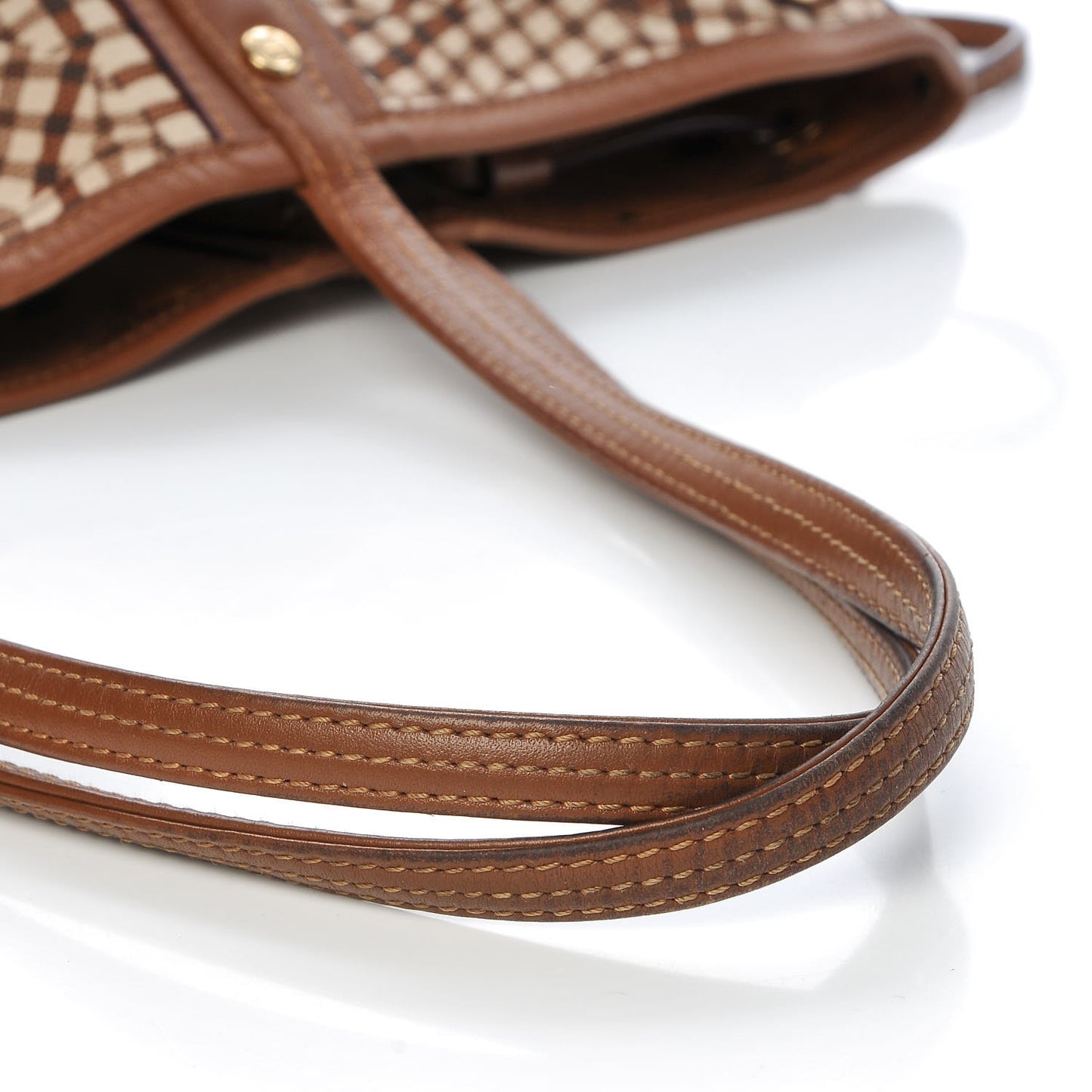 Visetos Medium Liz Reversible Shopper Tote Cognac